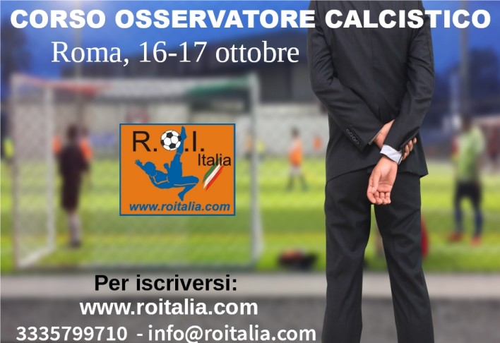 - corso osservatore calcistico - diventare osservatore calcistico - osservatore di calcio